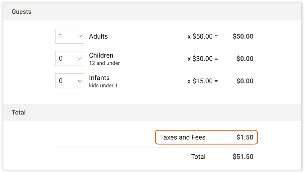 Ticketing Fee