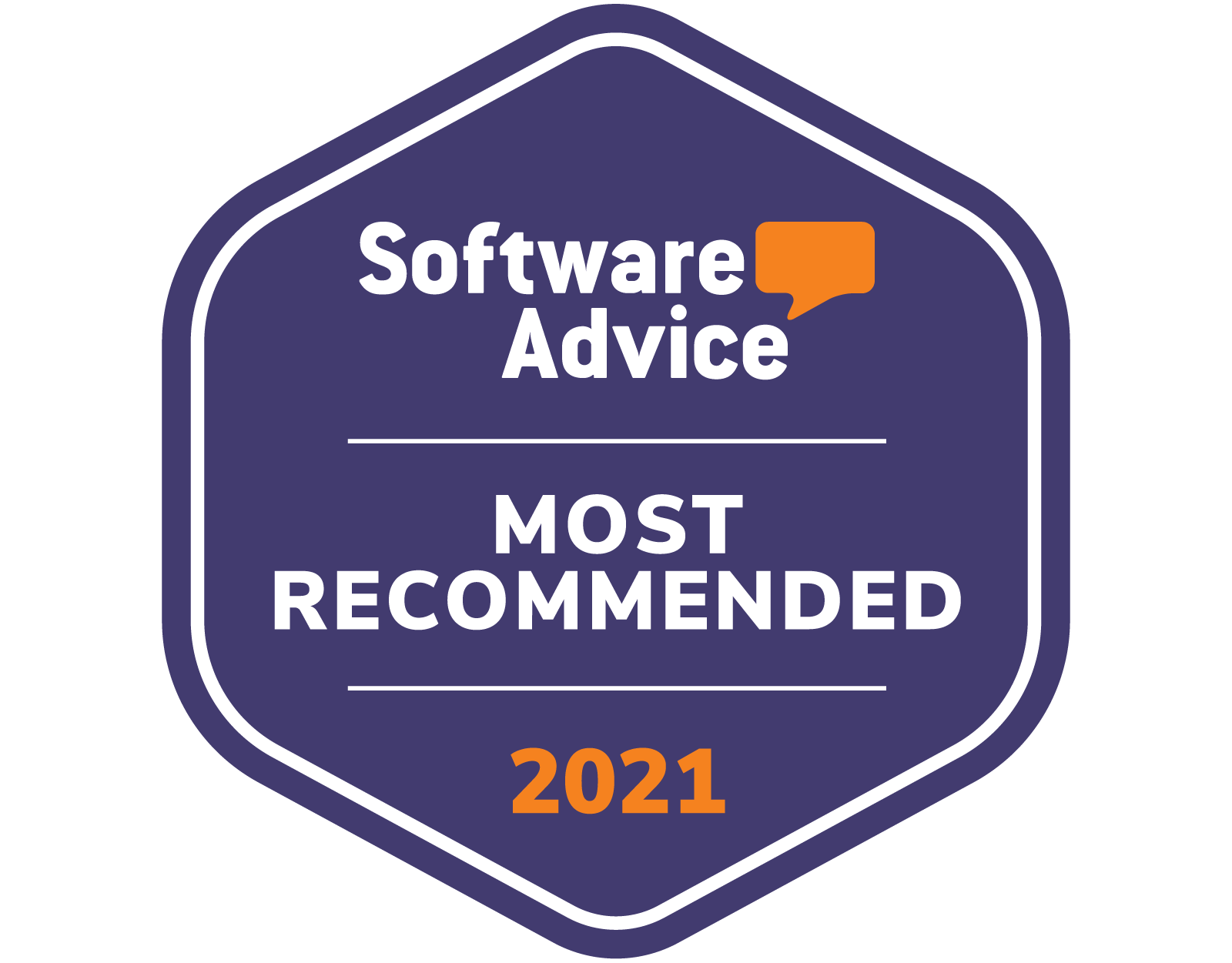 Software Advice Most Recommended 2021